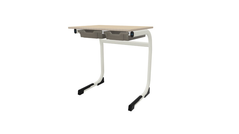 Orion leerlingtafel, slede