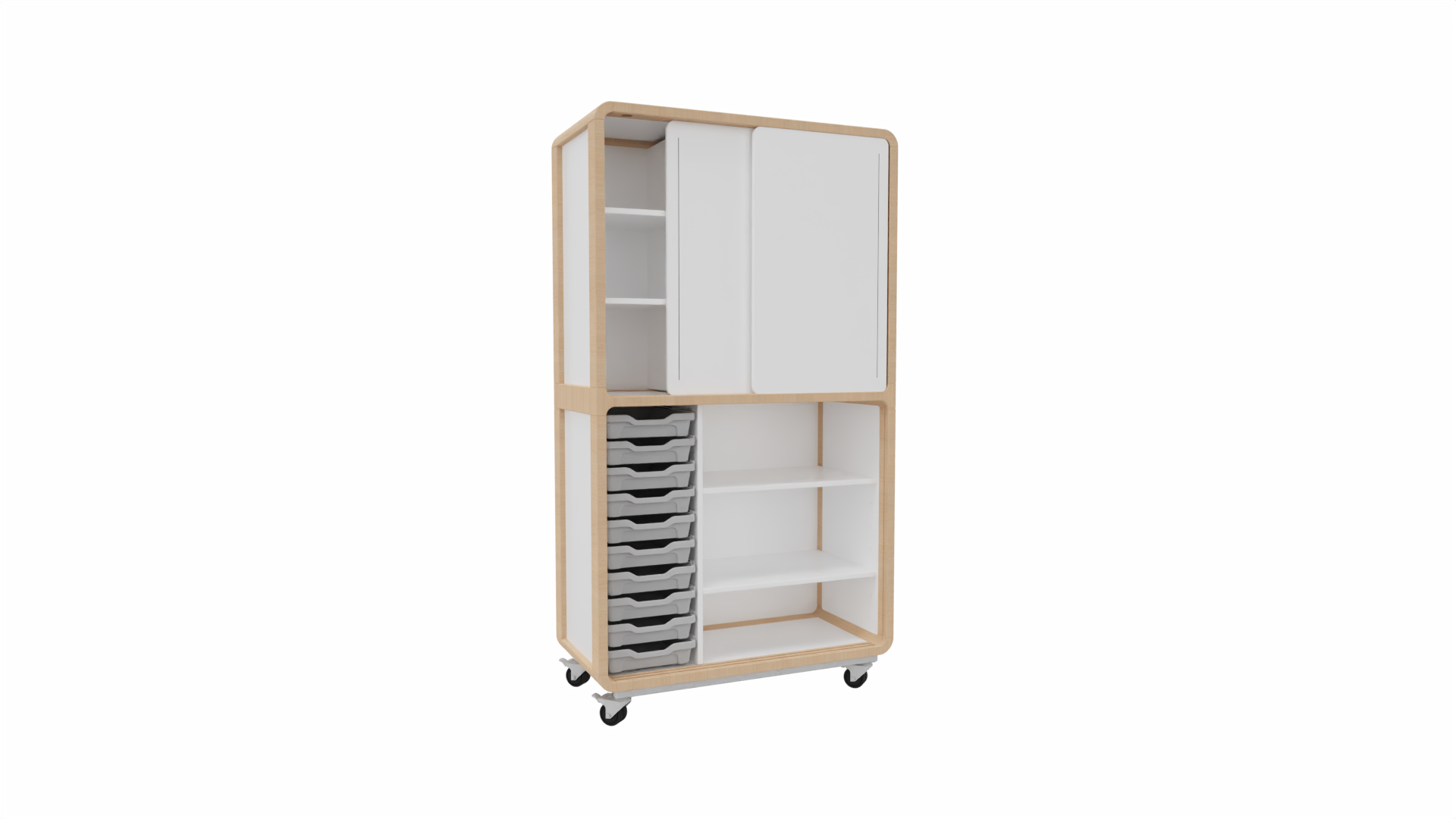 Kast 610, 10 laden